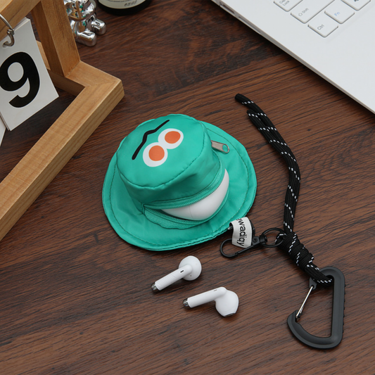 Cute Cap Shape Coin Pouch & Keychain