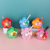 Cute Cartoon Flower Wooden Pen Stand