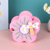 Cute Cartoon Flower Wooden Pen Stand