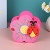 Cute Cartoon Flower Wooden Pen Stand