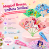 Cute Cartoon Folding Hand Fan for Kids
