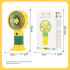 Cute Fruit & Flower Series USB Handheld Fan | Portable USB Rechargeable Fan