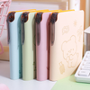 Cute Mini Pocket Diary with Pen | Cartoon Embossed Portable Notebook Journal