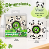 2-in-1  Cute Panda Fidget Spinner Highlighter Set