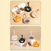 Silicone Kitten Coin Pouch with Hanging Strap