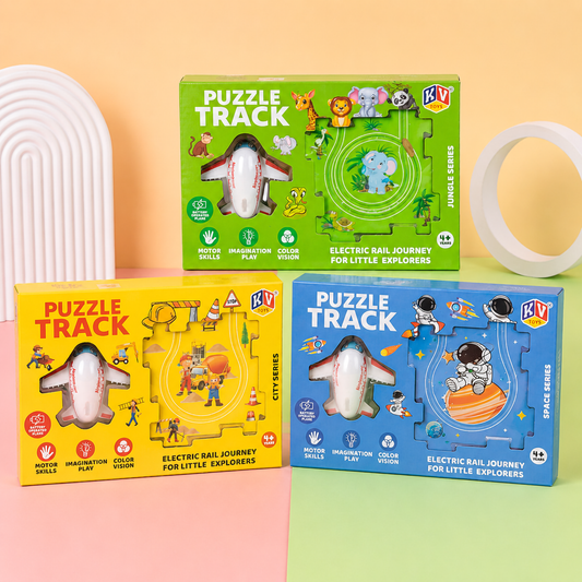 DIY Electric Puzzle Track Game Set