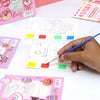 DIY Watercolor Pre-Printed Painting Cards with Brush