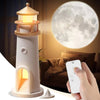 Decorative LED Moon Lighthouse Lamp with Motion Sensor & Bluetooth Speaker
