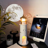Decorative LED Moon Lighthouse Lamp with Motion Sensor & Bluetooth Speaker