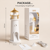 Decorative LED Moon Lighthouse Lamp with Motion Sensor & Bluetooth Speaker