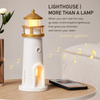 Decorative LED Moon Lighthouse Lamp with Motion Sensor & Bluetooth Speaker