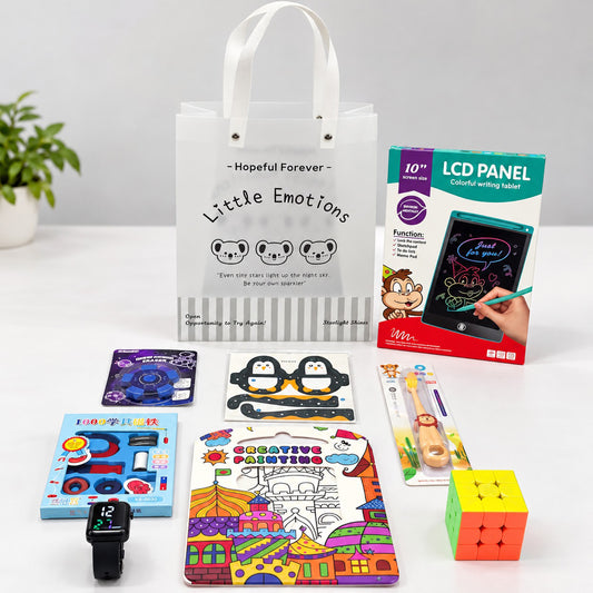 Deluxe 9-Piece Kids Activity & Learning Hamper