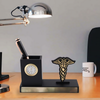 Customizable Doctor Desk Organizer with Clock – Perfect for Corporate Gift