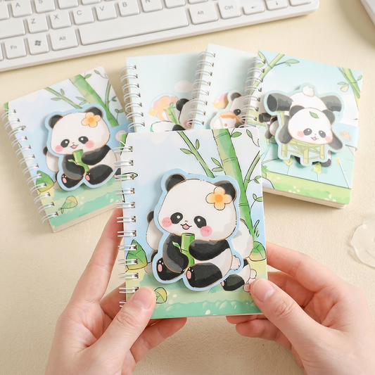 Panda's Backyard Mini Spiral Diary