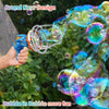 Electric Dino Bubble Gun | Fun Outdoor Toy with Bubble-in-Bubble Effect