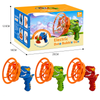 Electric Dino Bubble Gun | Fun Outdoor Toy with Bubble-in-Bubble Effect