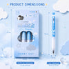 Dreamy Clouds Blue Tone Gel Pen Set Of 4