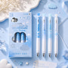 Dreamy Clouds Blue Tone Gel Pen Set Of 4