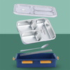 Little Osaka Stainless Steel Lunch Box 3-Compartment with Cutlery