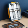Tento Bento 4-Compartment 1100ml Stainless Steel Lunch Box