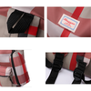 Large Capacity Casual Plaid School Bag with Detachable Pouch