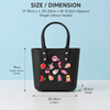 EVA Silicone Beach Bag with Charms | Shoulder Tote Bag