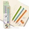 Pencil Shape Magic Eraser Set with Sharpener