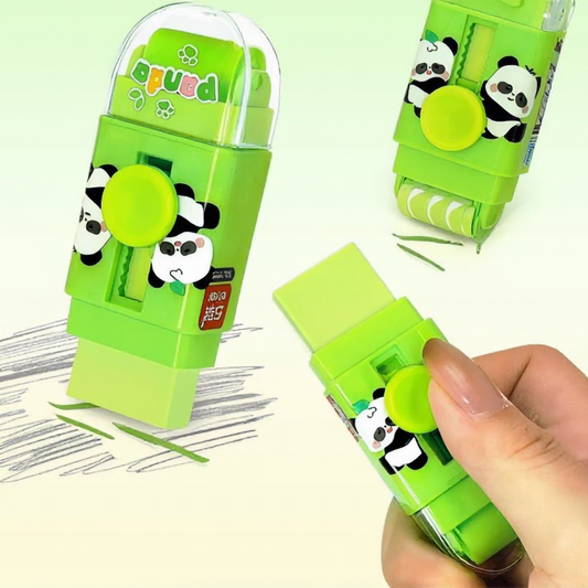 Cute Panda Paw Sliding Eraser | Retractable Push-Pull Roller Eraser