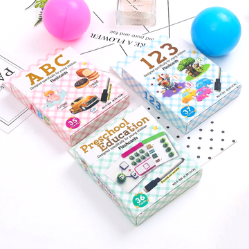 Early Learning Educational Flashcards – ABC, 123 & Math Sets for Kids