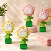Flower Bubble Blower Machine |  Light-Up Bubble Blower for Endless Play