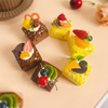 Realistic 3D Miniature Cake Fridge Magnets
