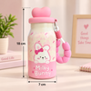 Fun Character School Vacuum Cup with Easy-Carry Beaded Strap 400ml