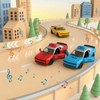 Push and Run Musical Light & Sound Txi Toy Car