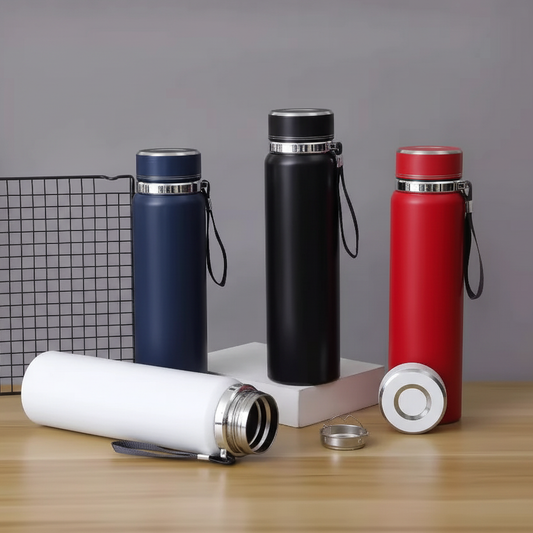 Double Layer Vacuum Bottle 1000ml – Hot & Cold Drinks