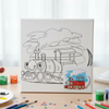 Animal DIY Pre Printed Canvas Painting Set