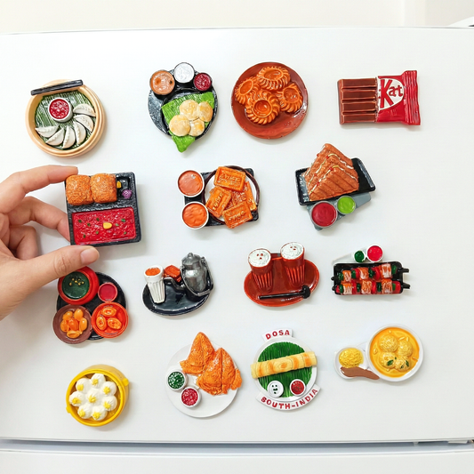 3D Miniature Food Fridge Magnets