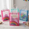 Rainbow Rush PVC Gift Bags | Colorful Party Favor Bags