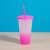 Magic Color Changing Reusable Sipper for Kids