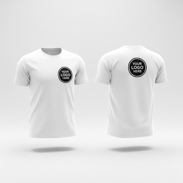 Corporate Customized T-Shirt with Logo | Premium Round Neck