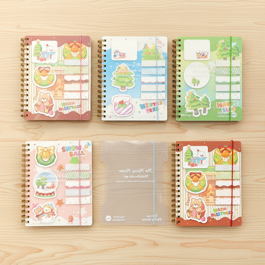 Merry Christmas Dairy | Built-In Sticky Note