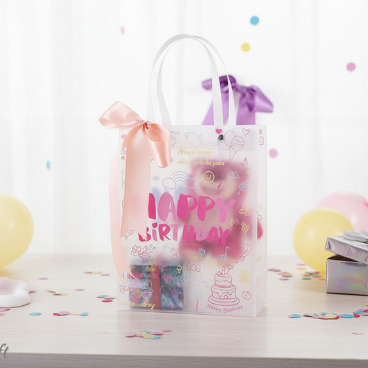 Happy Birthday PVC Gift Bag