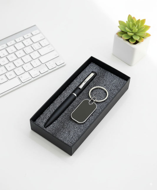Personalized Pen & Keychain Set - Corporate Gift