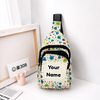 Kid's Multi-Theme Personalized With Name Crossbody Sling Bag/Chest Bag For Kids