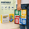 Magnetic Ludo Game for Kids | Portable Folding Board Game with Magnetic Pieces