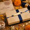 Personalized Evil Eye Metal Rakhi for Brother | Laser Engraved Personalized Name Rakhi