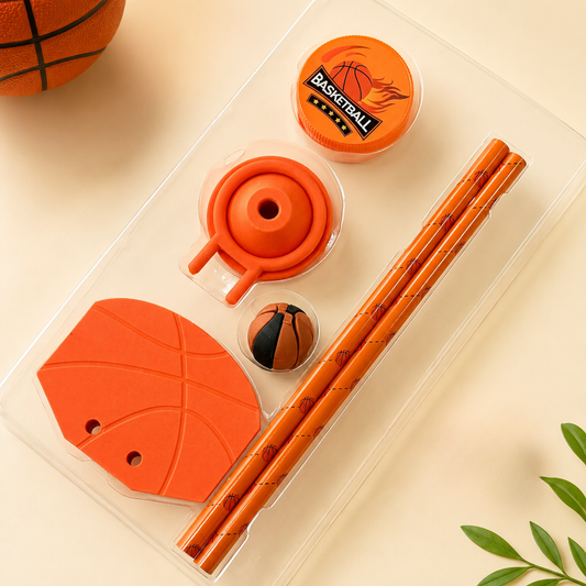 3D Basketball Stationery Set | Creative Sports Stationery Kit for Kids