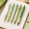GreenGlow Aesthetic Matcha Green Gel Pen Set | 0.5mm Fine Tip