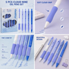 Cloud Nine Aesthetic Blue Gel Pen Set | 0.5mm Fine Tip