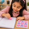 Tic Tac Toe Board Game Eraser Set