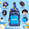 Kid's Multi-Theme Personalized With Name Crossbody Sling Bag/Chest Bag For Kids